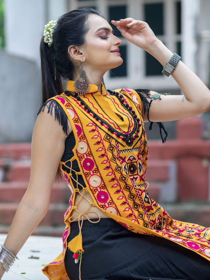 Navratri Garba Garba Special Kedia and Tulip Pants for Women&