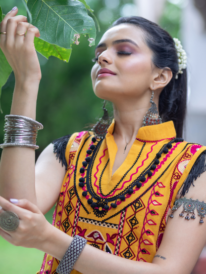 Navratri Garba Garba Special Kedia and Tulip Pants for Women&