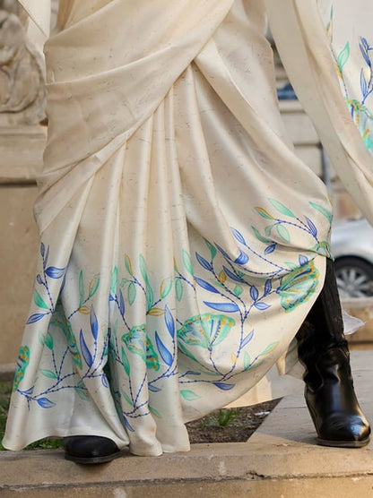 Satin Silk Saree