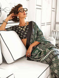 Ajrak Print Saree