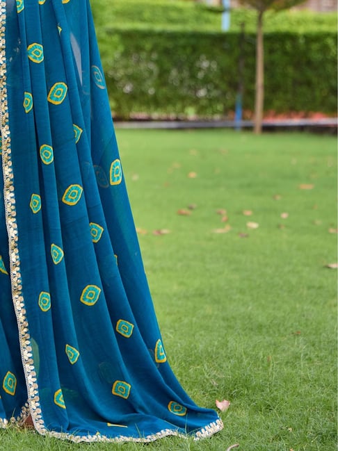 Rama Soft Heavy Weightless Printed Saree