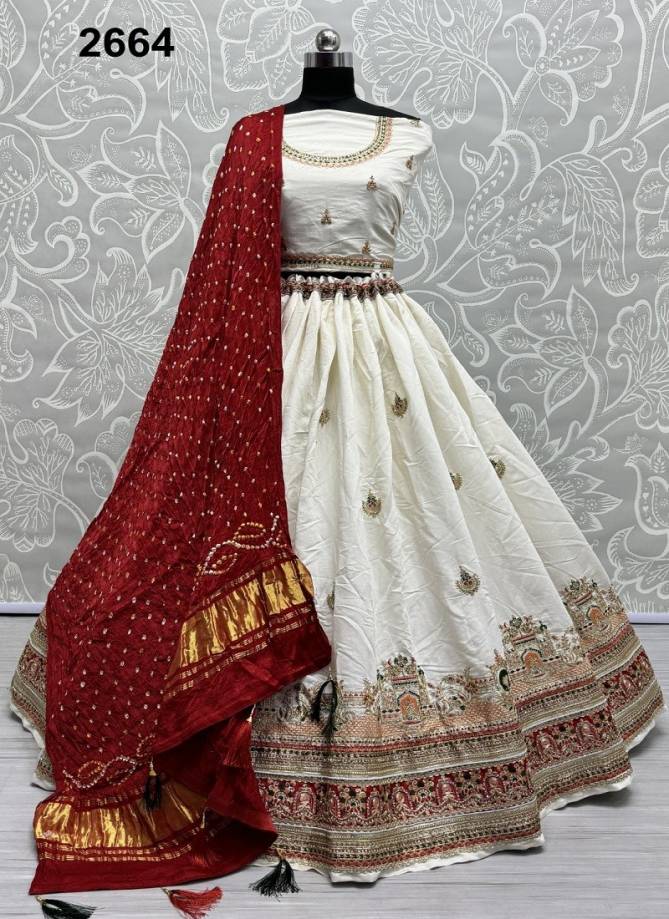 Beautiful Designer Bridal Gadhwal Silk Lehenga Choli