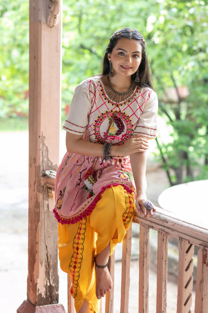 Navratri Garba Garba Special Kedia and Tulip Pants for Women&