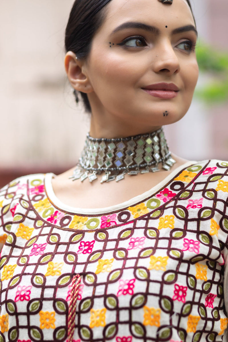 Navratri Garba Garba Special Kedia and Tulip Pants for Women's