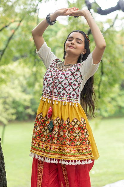 Navratri Garba Garba Special Kedia and Tulip Pants for Women&