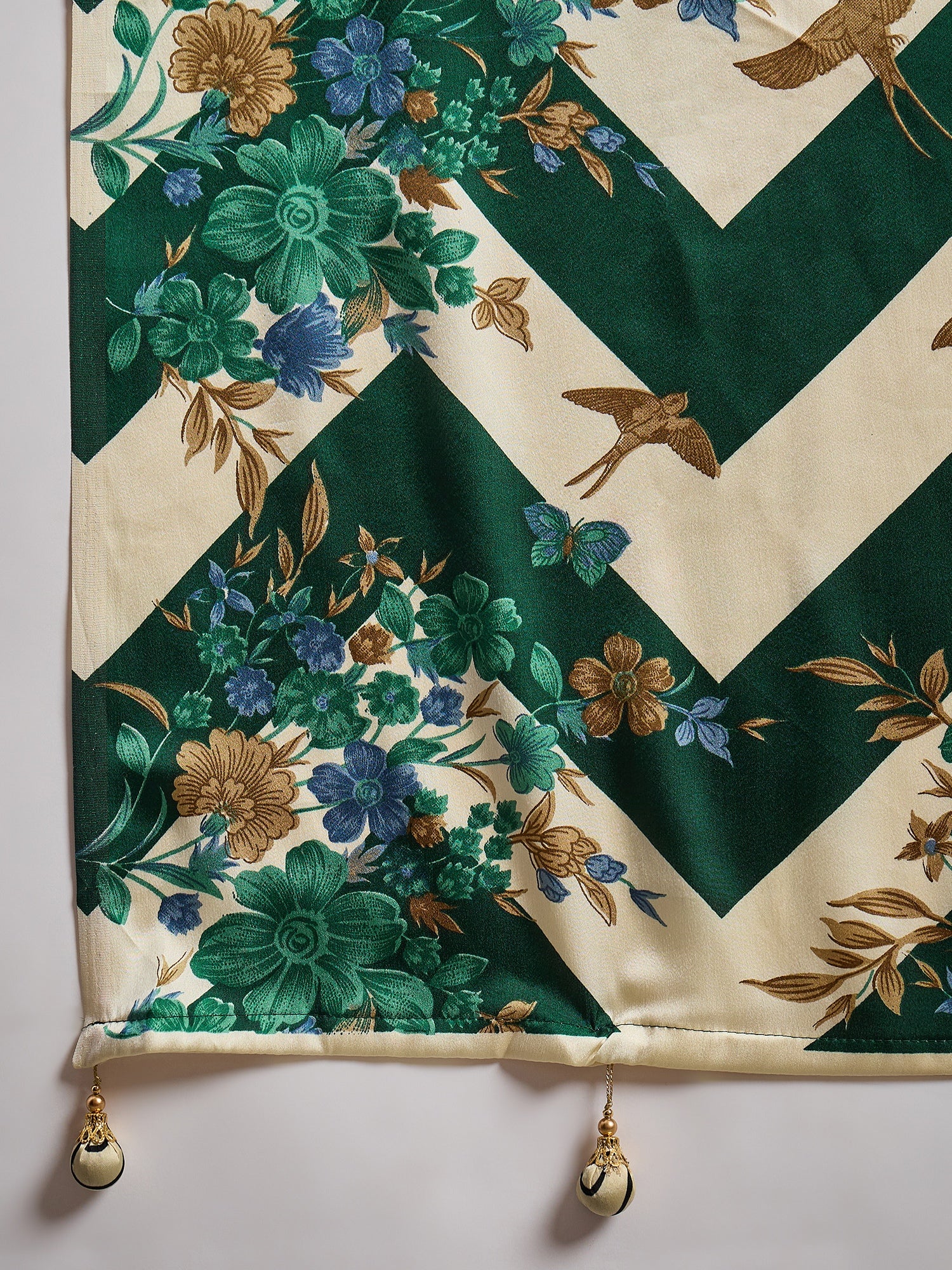 Green Pure Semi Modal Japan Silk Ajarkh Printed Saree 