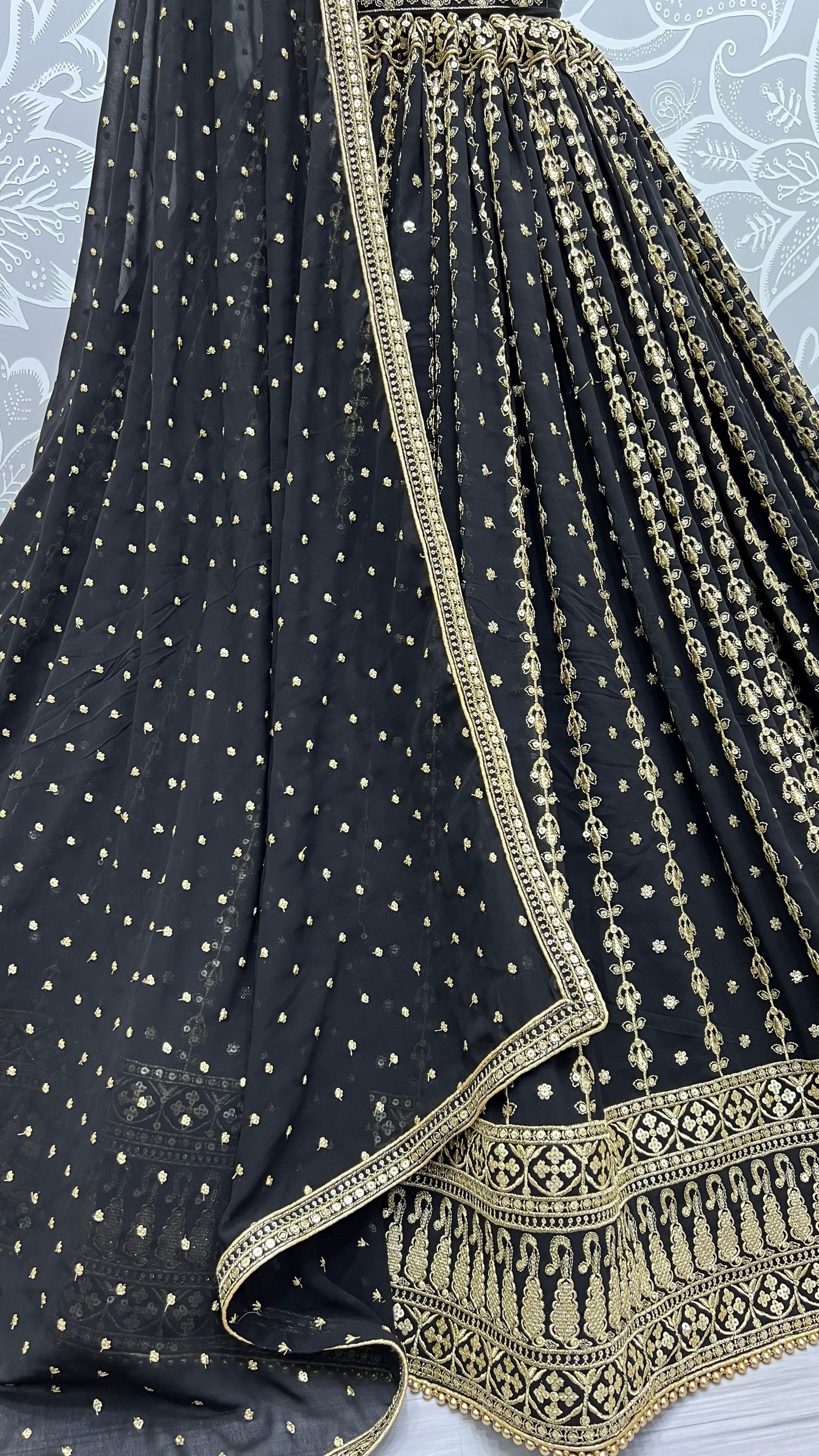 Wedding Designer Georgette Lehenga Choli Design 2341