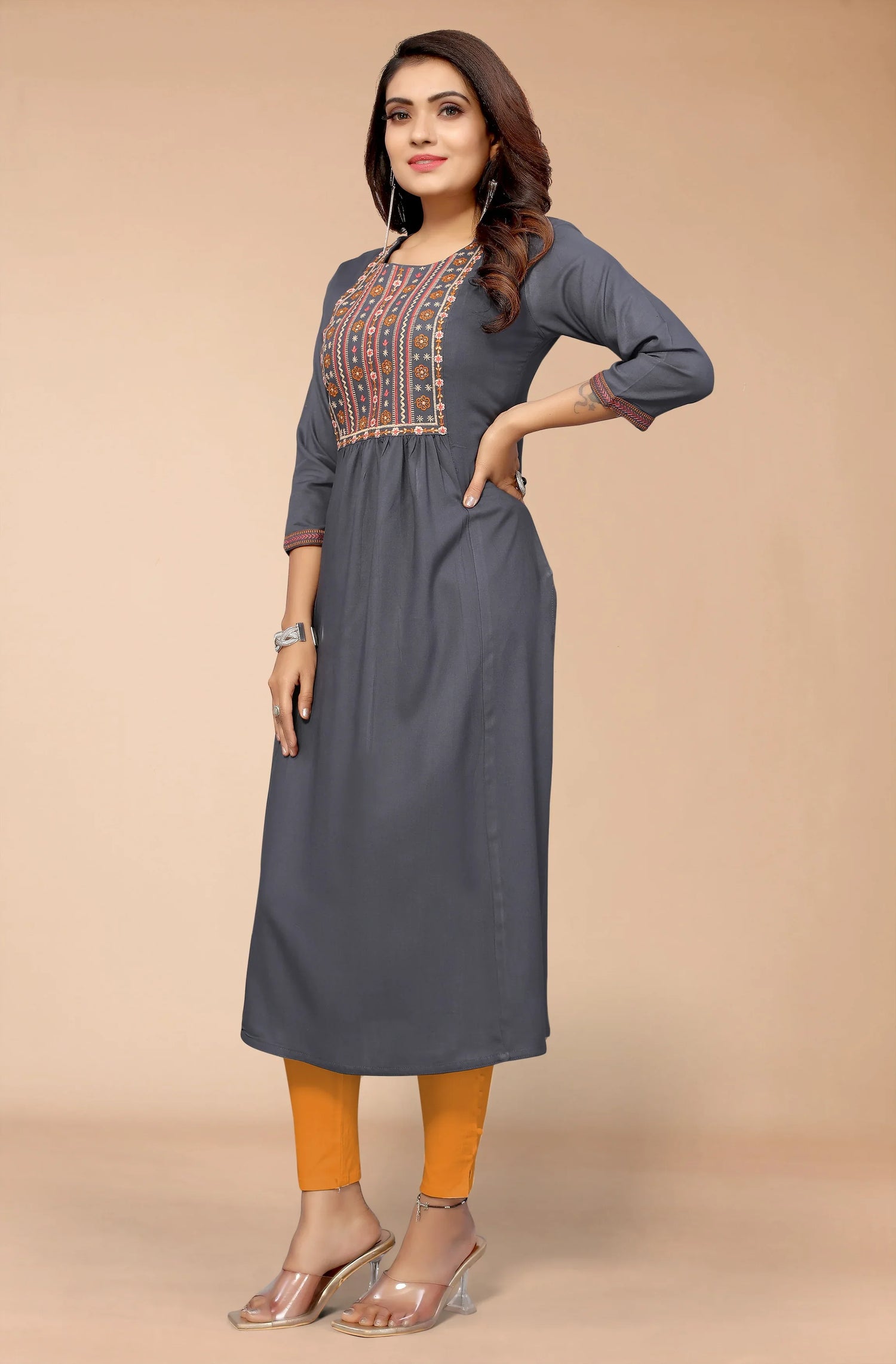 HIMANSHI VOL 03 FESTIVE WEAR KURTI - Anant Exports