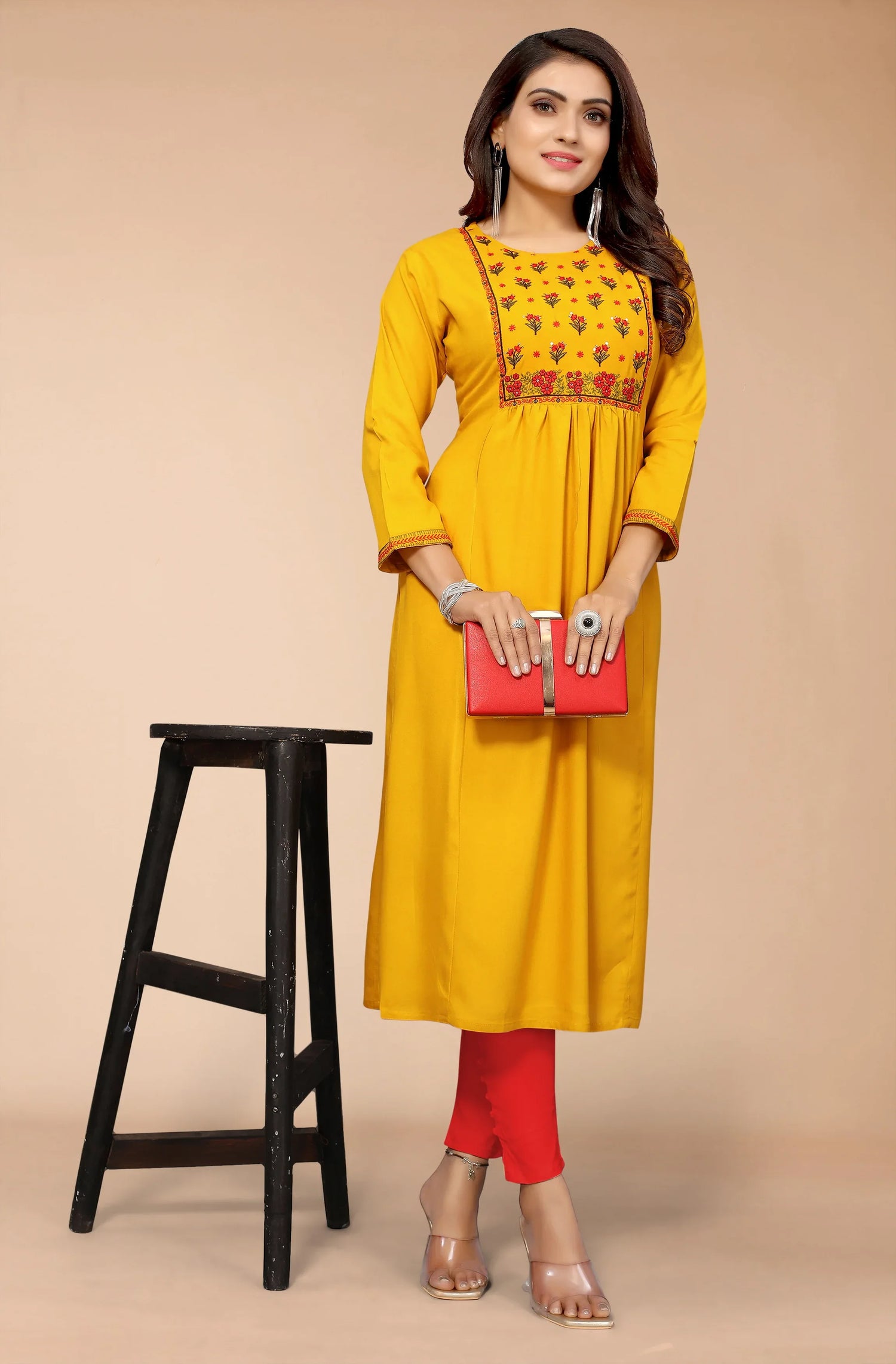 HIMANSHI VOL 03 FESTIVE WEAR KURTI - Anant Exports