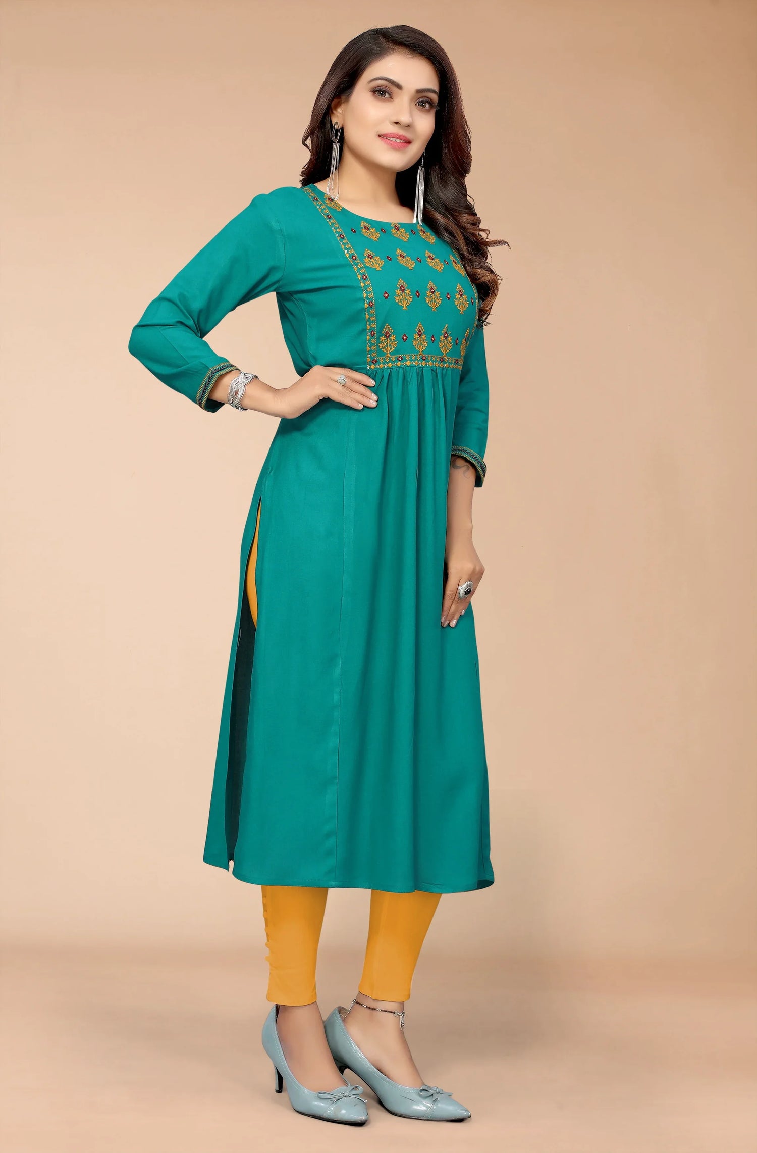 HIMANSHI VOL 03 FESTIVE WEAR KURTI - Anant Exports