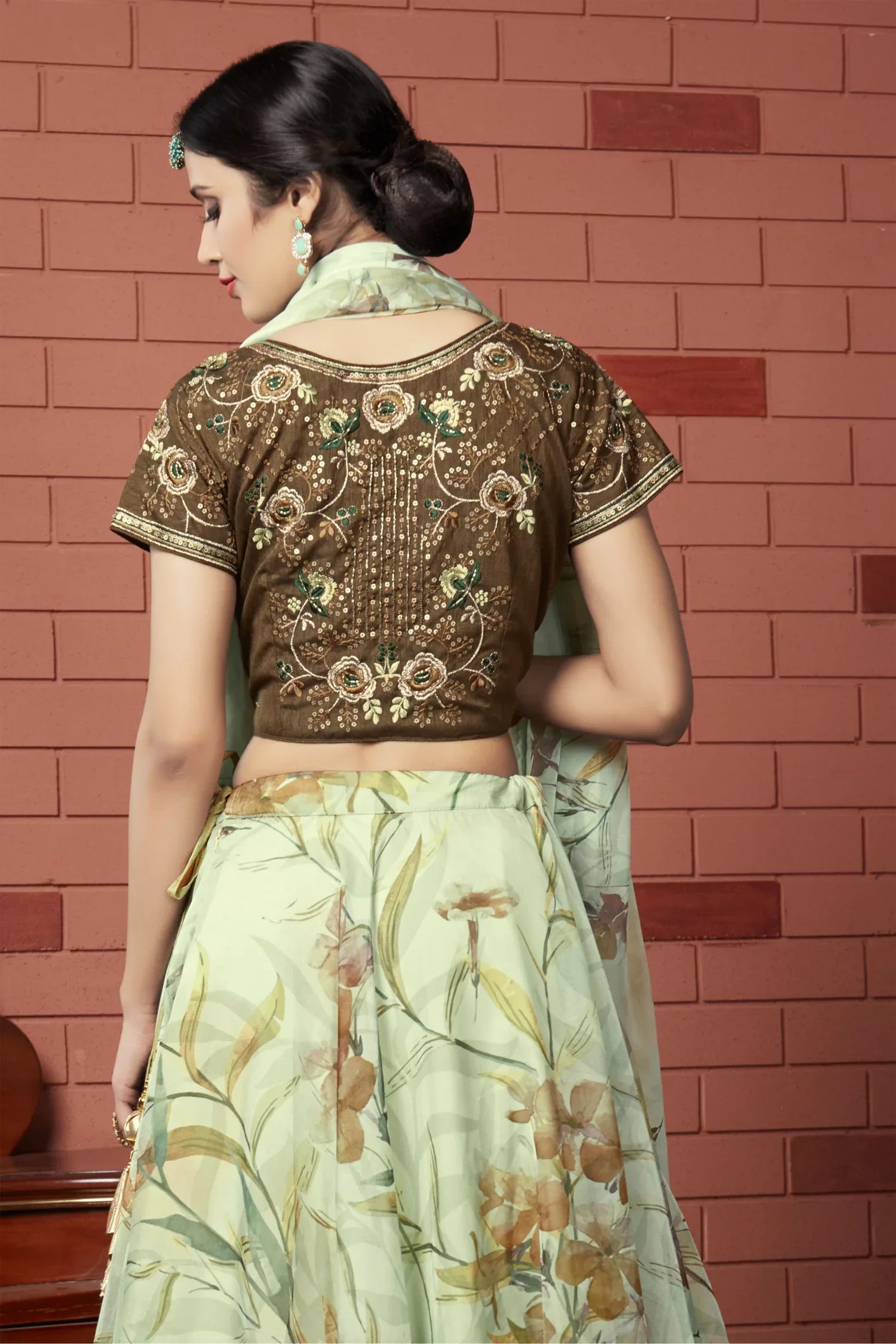 READYMADE CROP TOP LEHENGA D.NO C-1962 - Anant Exports