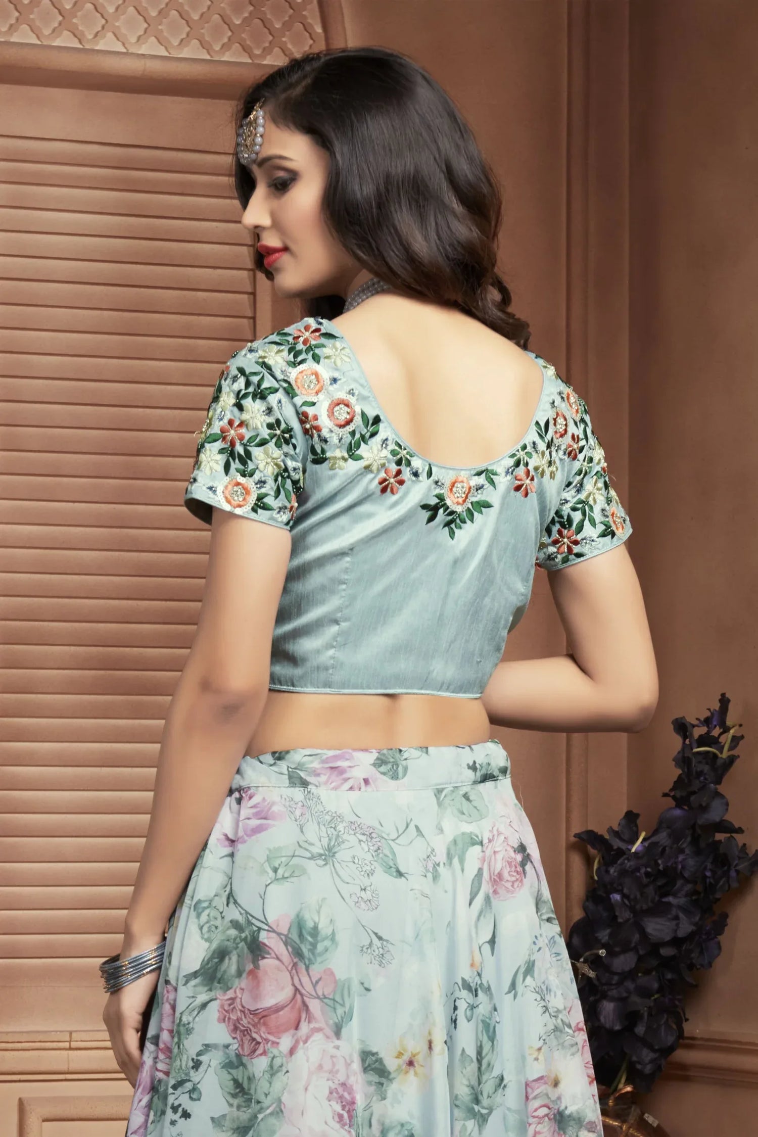 READYMADE CROP TOP LEHENGA D.NO C-1981 - Anant Exports