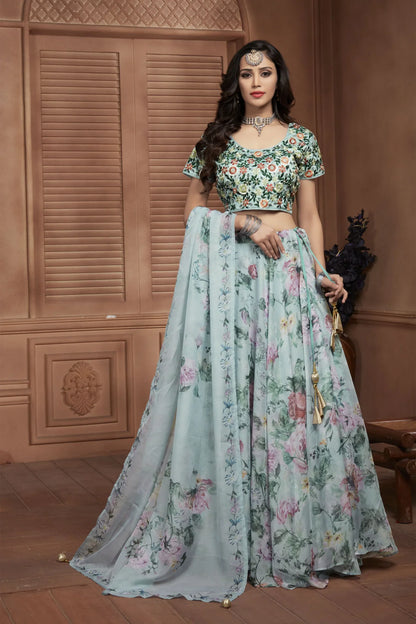 READYMADE CROP TOP LEHENGA D.NO C-1981 - Anant Exports