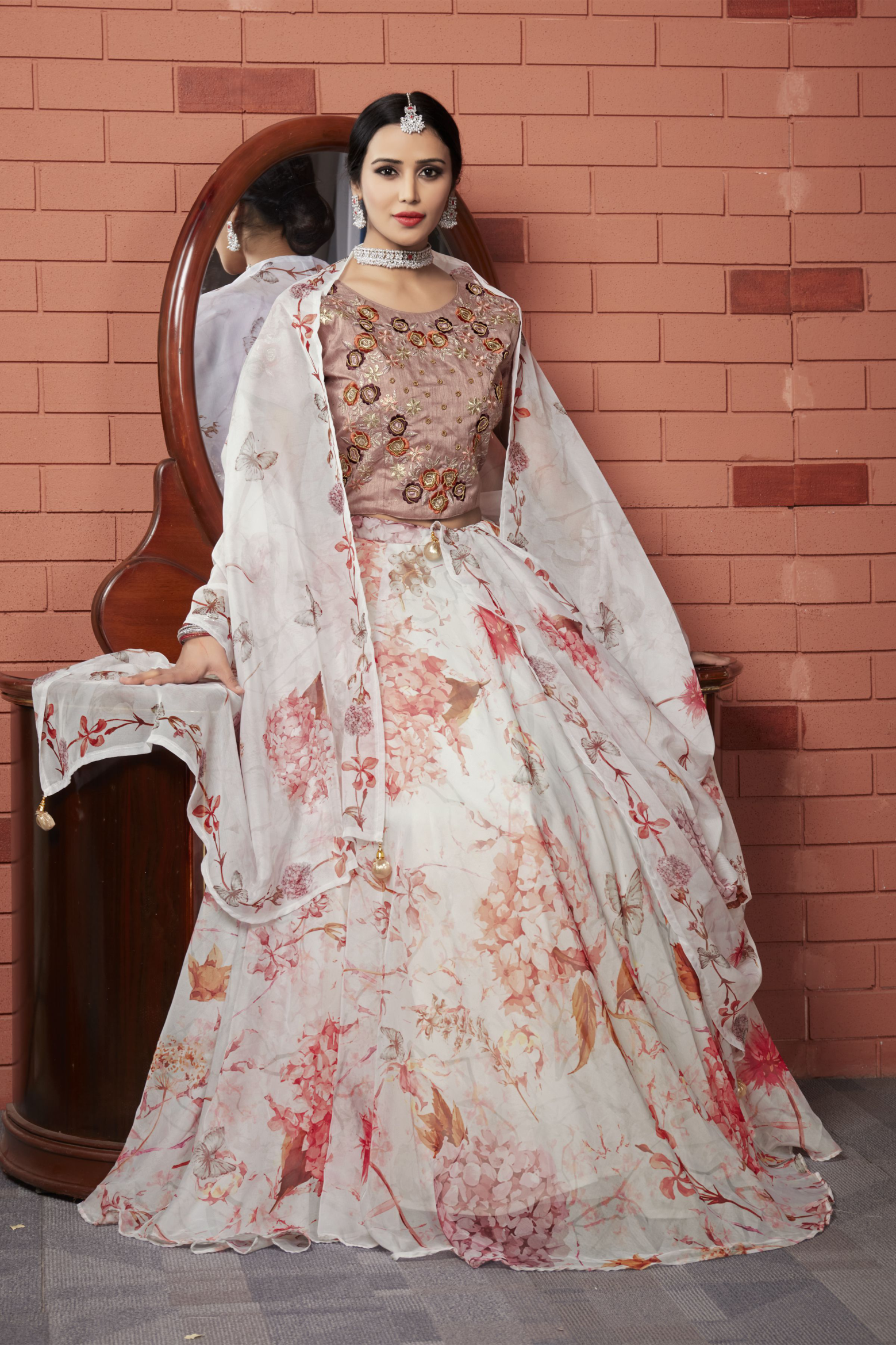 READYMADE CROP TOP LEHENGA D.NO C-1982