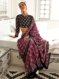 Ajrak Print Saree