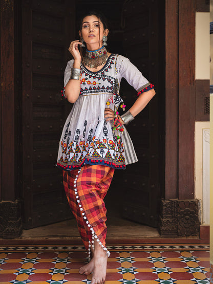 Navratri Garba Garba Special Kedia and Tulip Pants for Women&