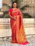 Pink Pure Premium Tissue Silk Meenakari Pallu Jaal Zari Tissue Saree 