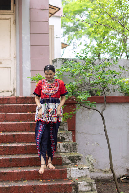 Navratri Garba Garba Special Kedia and Tulip Pants for Women&
