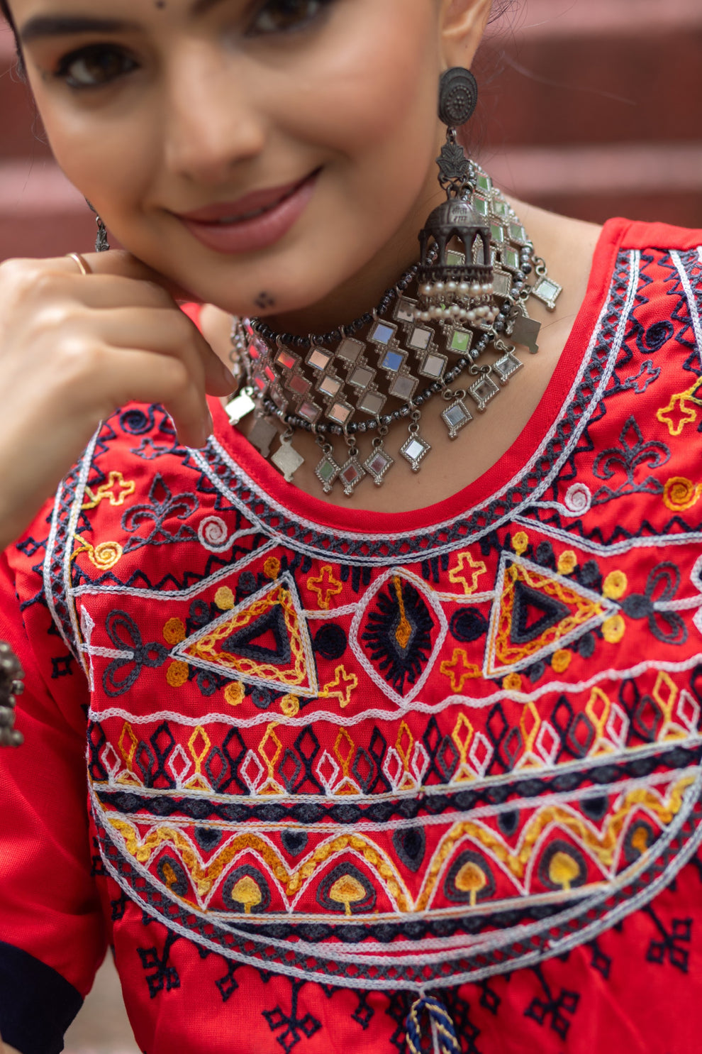 Navratri Garba Garba Special Kedia and Tulip Pants for Women's