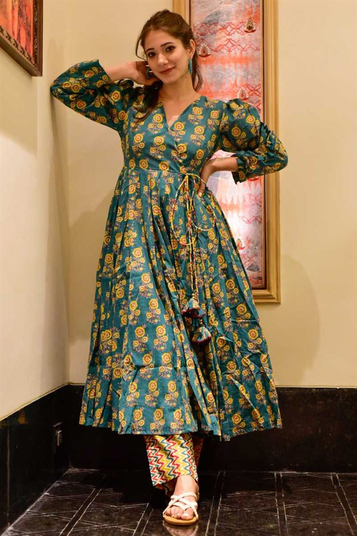 Anarkali Kurti Set