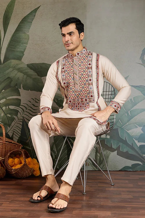 Elegant kurta and kurta pajama set showcasing traditional style with modern comfort for formal occasions.