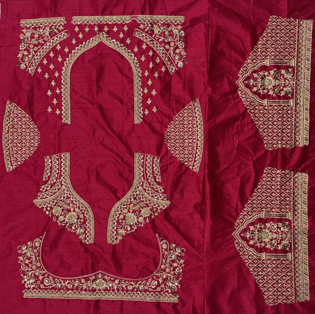 Raspberry Pink Pure Soft Silk Premium Bridal Lehenga Choli Wedding Lehenga Choli Anant Tex Exports Pvt.Ltd..