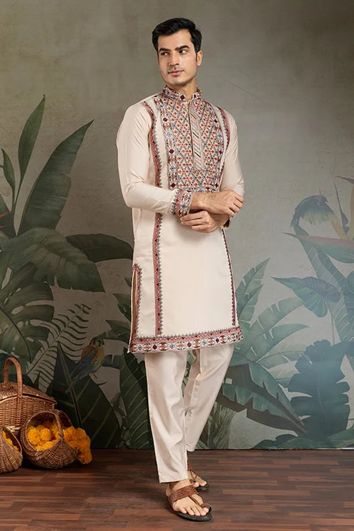 Elegant kurta and kurta pajama set showcasing traditional style with modern comfort for formal occasions.