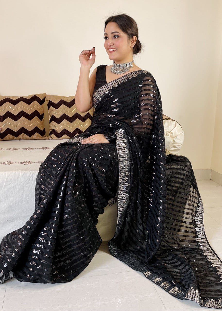 Sequins Saree
