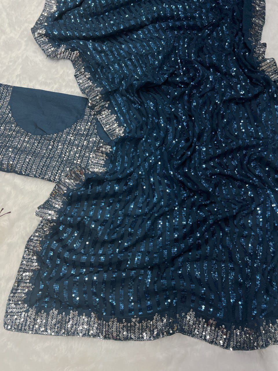 Sequins Saree
