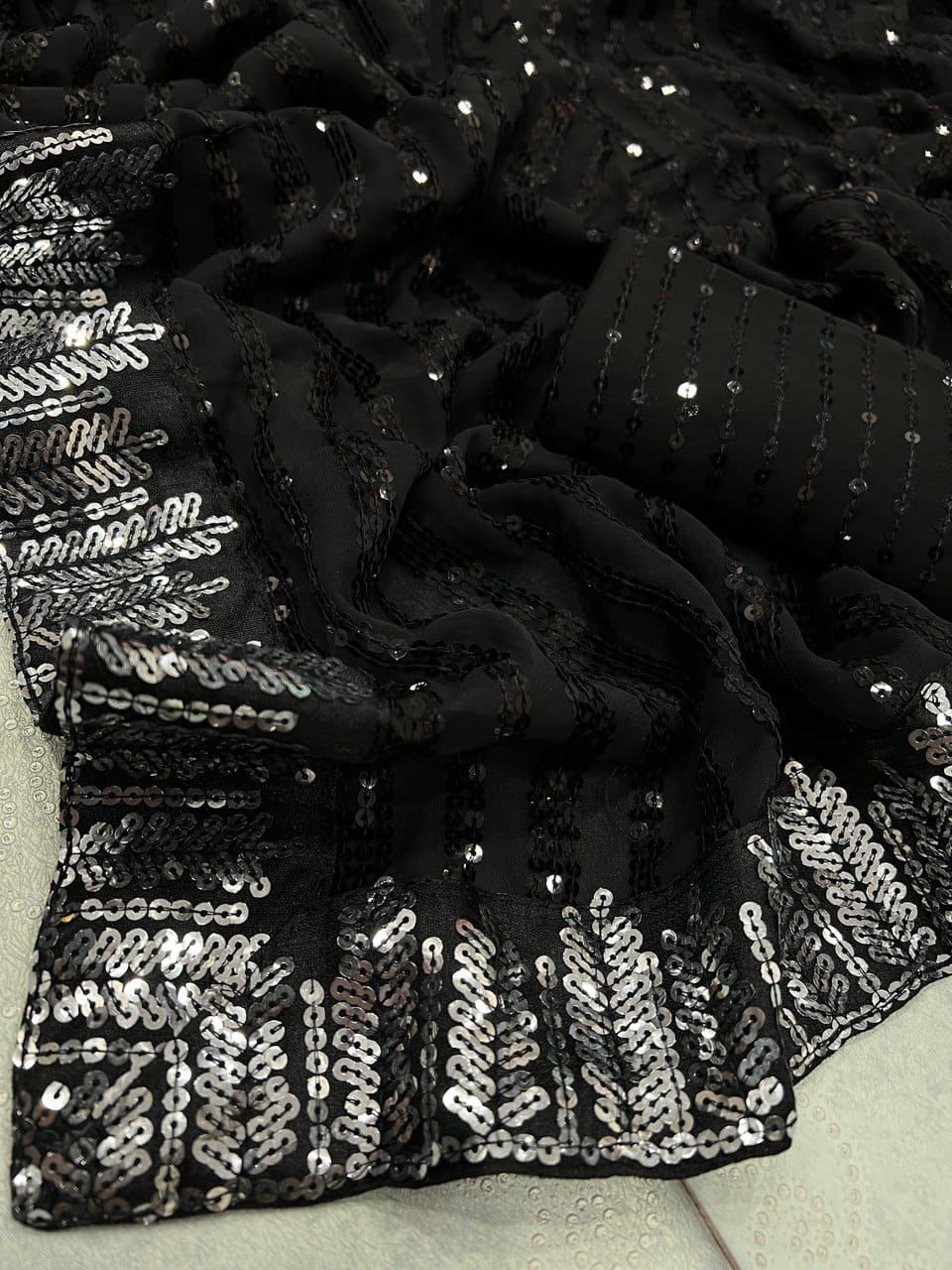 Sequins Saree