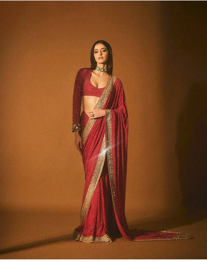 Sequins Saree