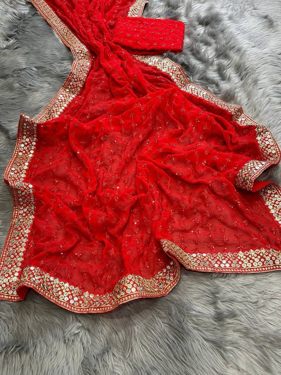 Sequins Saree