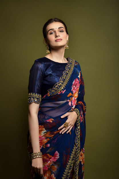 Sequins Saree