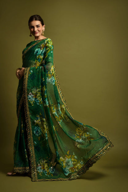 Sequins Saree