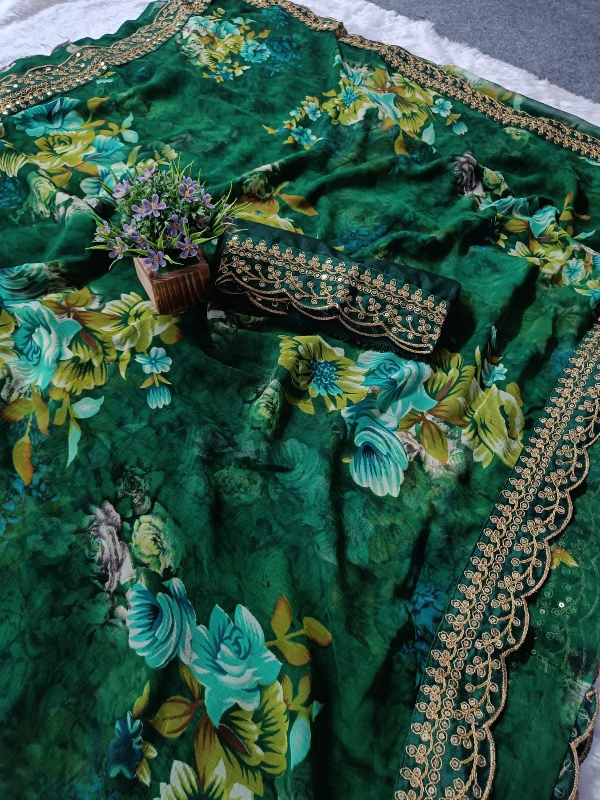 Sequins Saree
