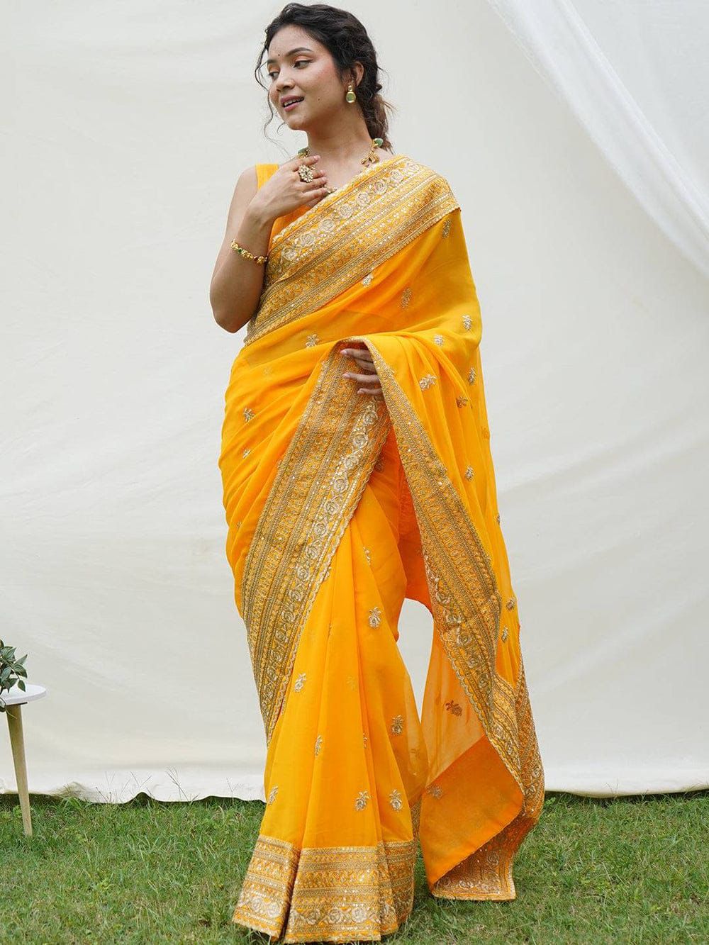 Georgette Saree