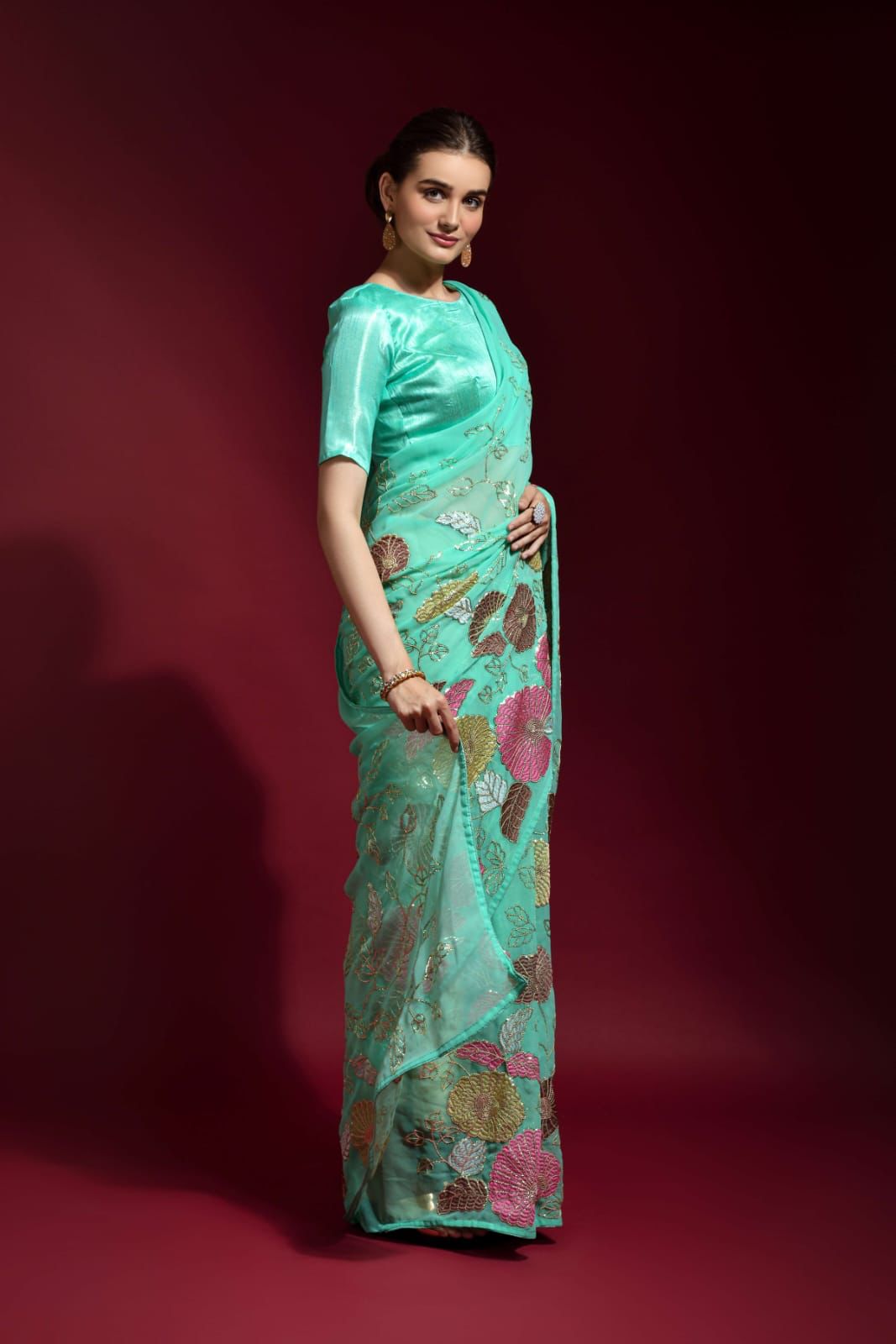 Sequins Saree