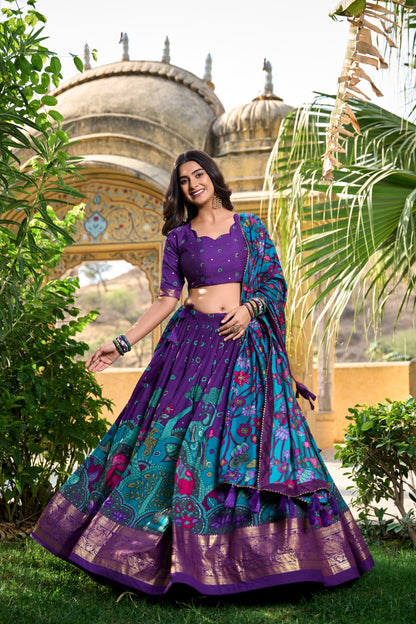 Patola Print Lehenga Choli