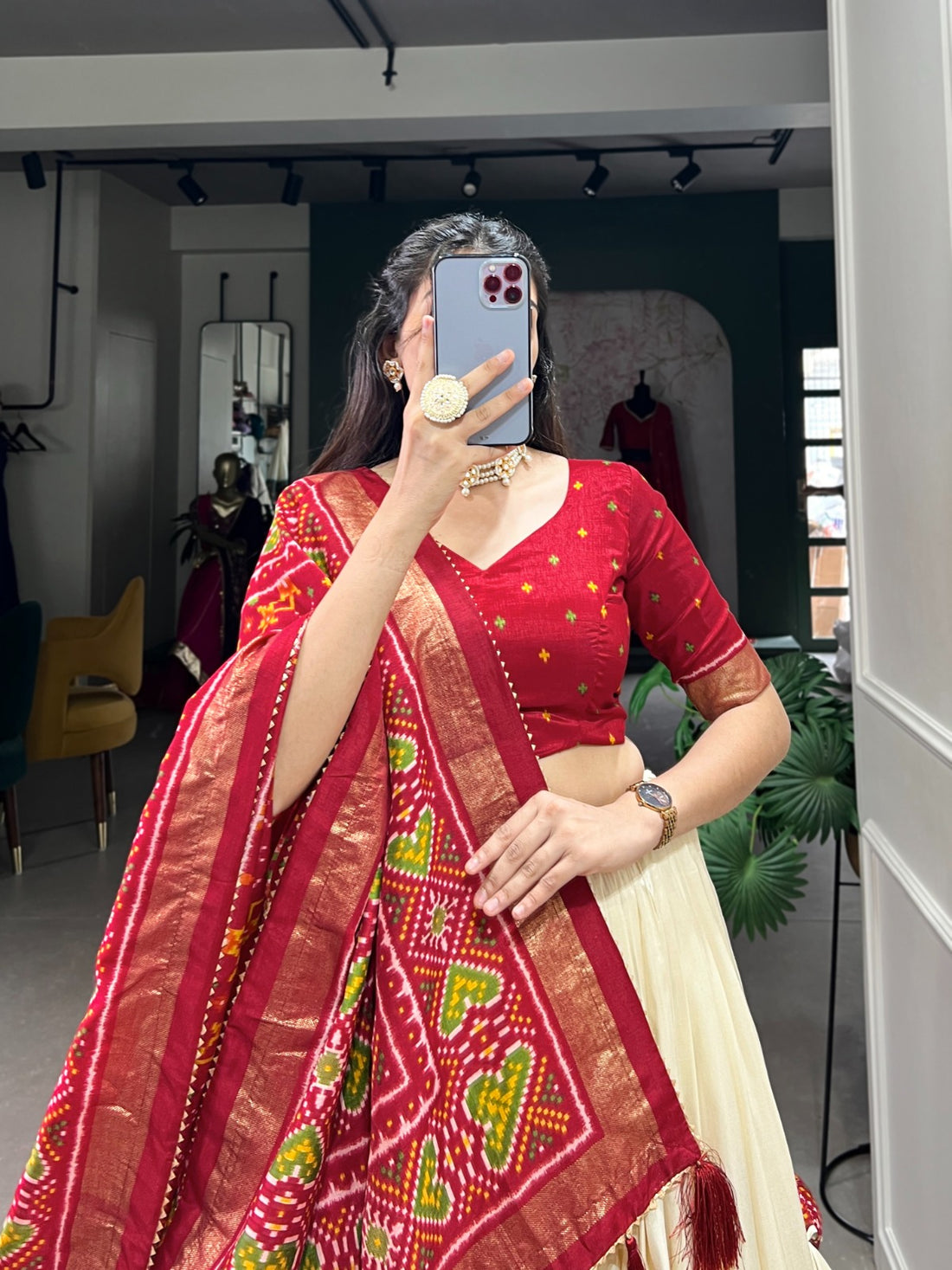 Patola Print Chaniya Choli