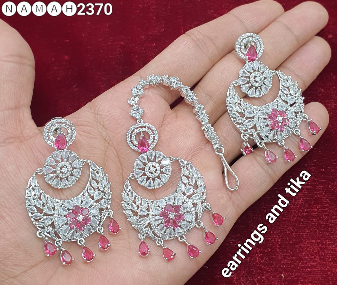 Earrings & Tikka Set