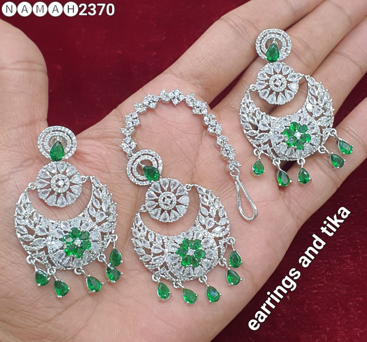 Earrings & Tikka Set