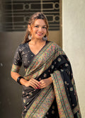 Kashmiri Pashmina Silk Saree