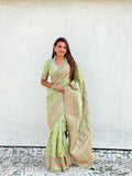 Kashmiri Pashmina Silk Saree