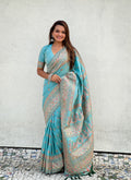 Kashmiri Pashmina Silk Saree