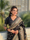 Kashmiri Pashmina Silk Saree