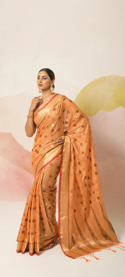 Rajpath Aviana Silk Soft Ghichaa Silk Saree
