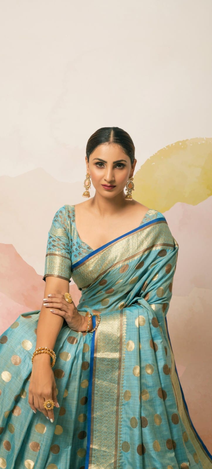 Rajpath Aviana Silk Soft Ghichaa Silk Saree