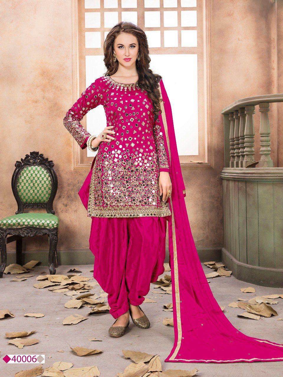 Upgrade Your Ethnic Style with Our Tapeta Silk Designer Punjabi Suit - Anant Exports