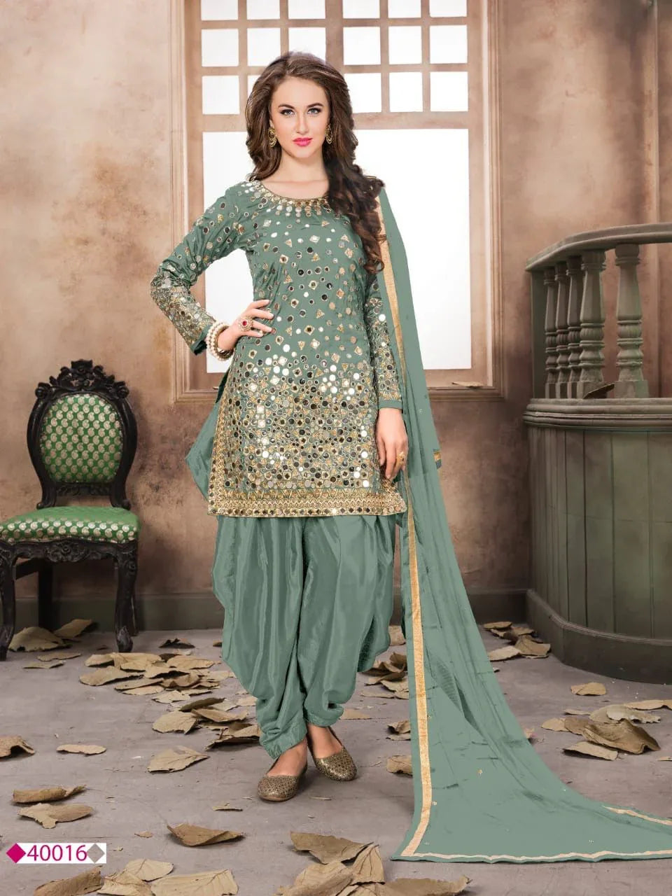 Aanaya 40000 Series Tapeta Silk Designer Punjabi Suit - Anant Exports