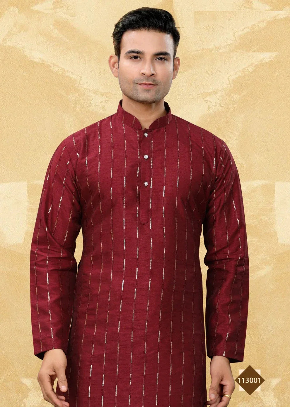 Beautiful Designer Festival Sequence Kurta Pyjama Outluk Vol 113